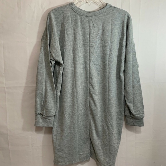 Fashion Nova Womens NWT Do The Things You Do Dress in Grey Size Small - Picture 8 of 8